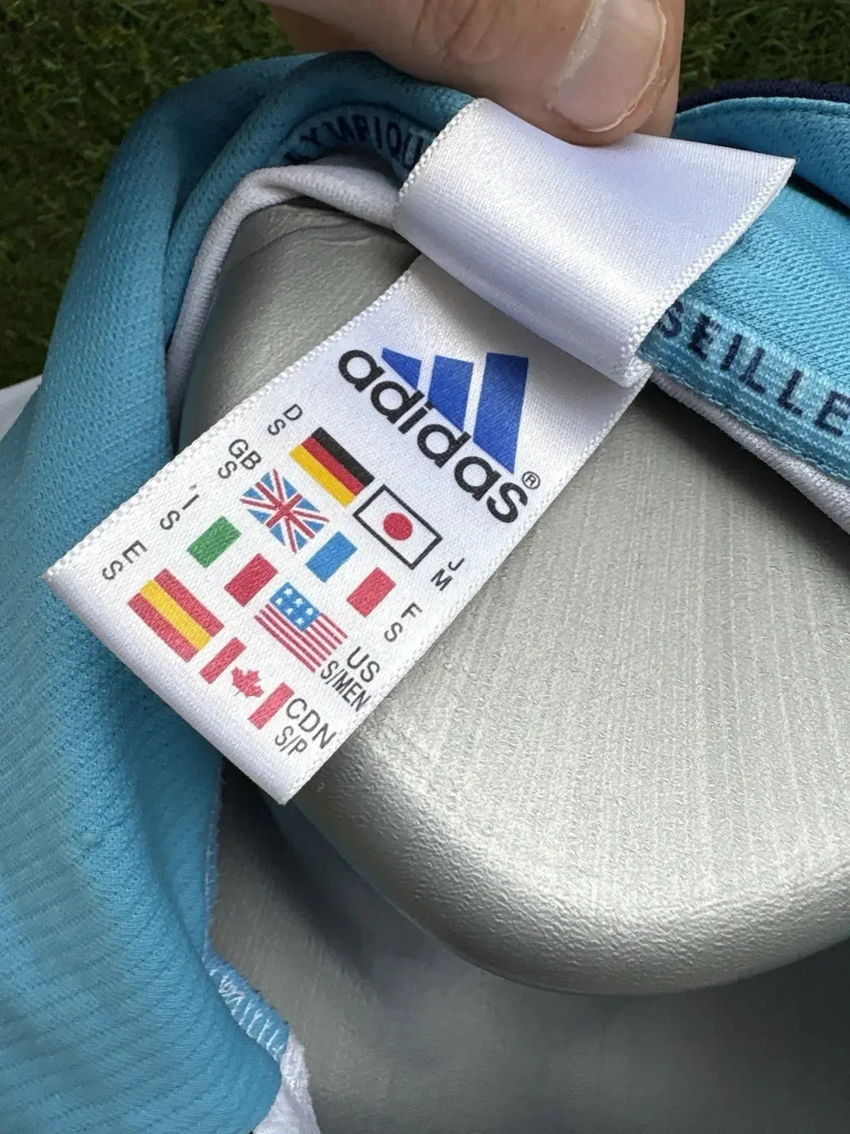 Maillot Olympique de Marseille Vintage - Au Fil Des Légendes adidas football shirt