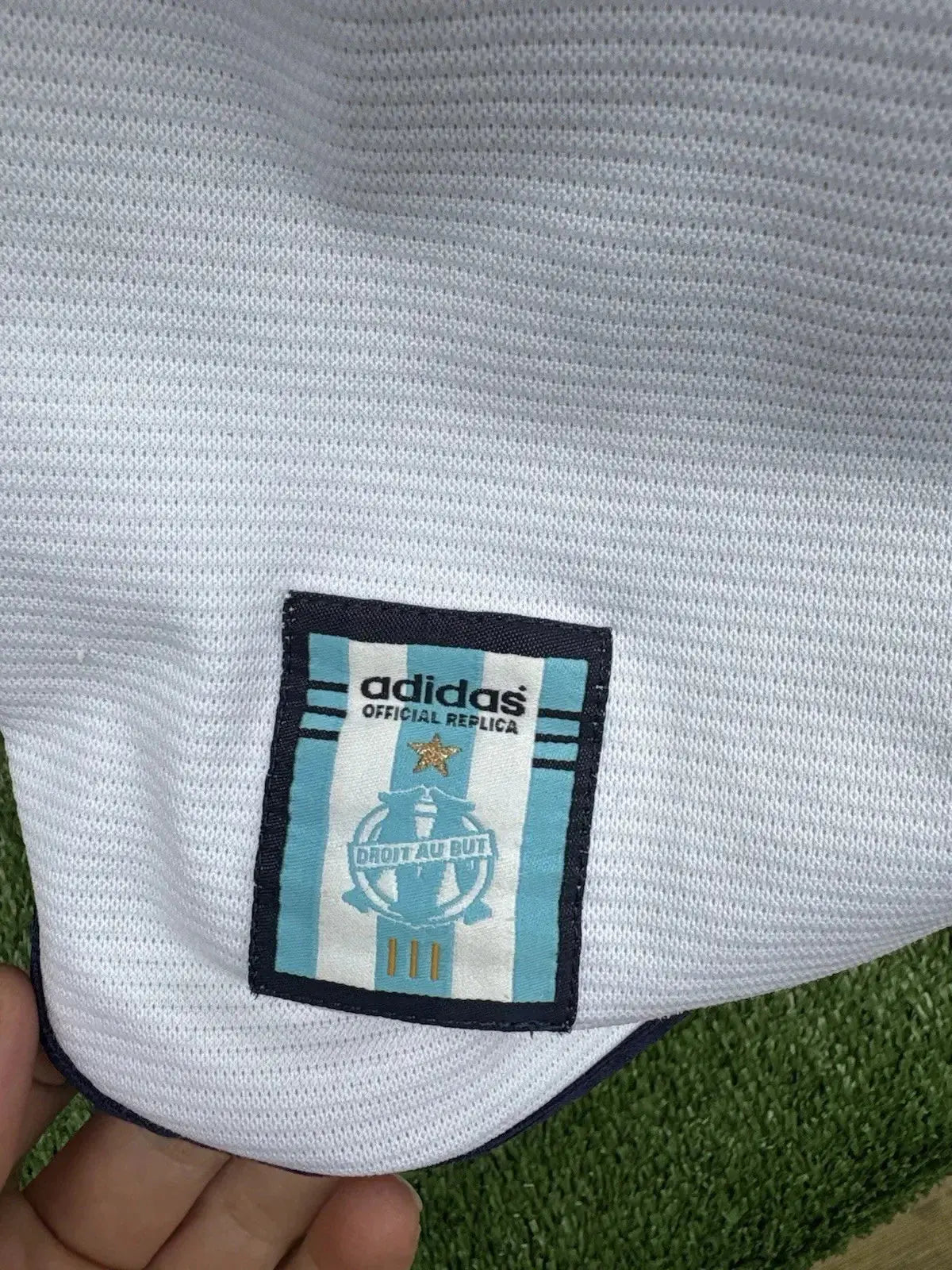 Maillot Olympique de Marseille Vintage - Au Fil Des Légendes adidas football shirt