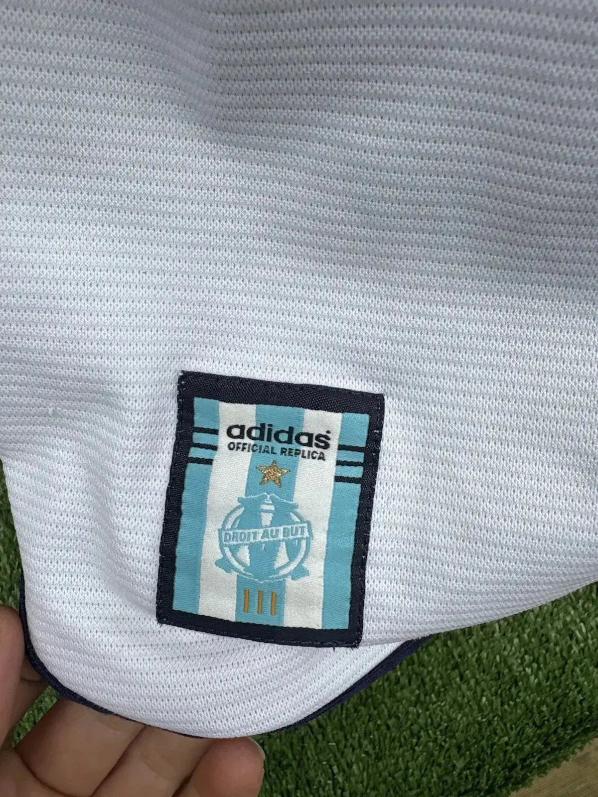 Maillot Olympique de Marseille Vintage - Au Fil Des Légendes adidas football shirt