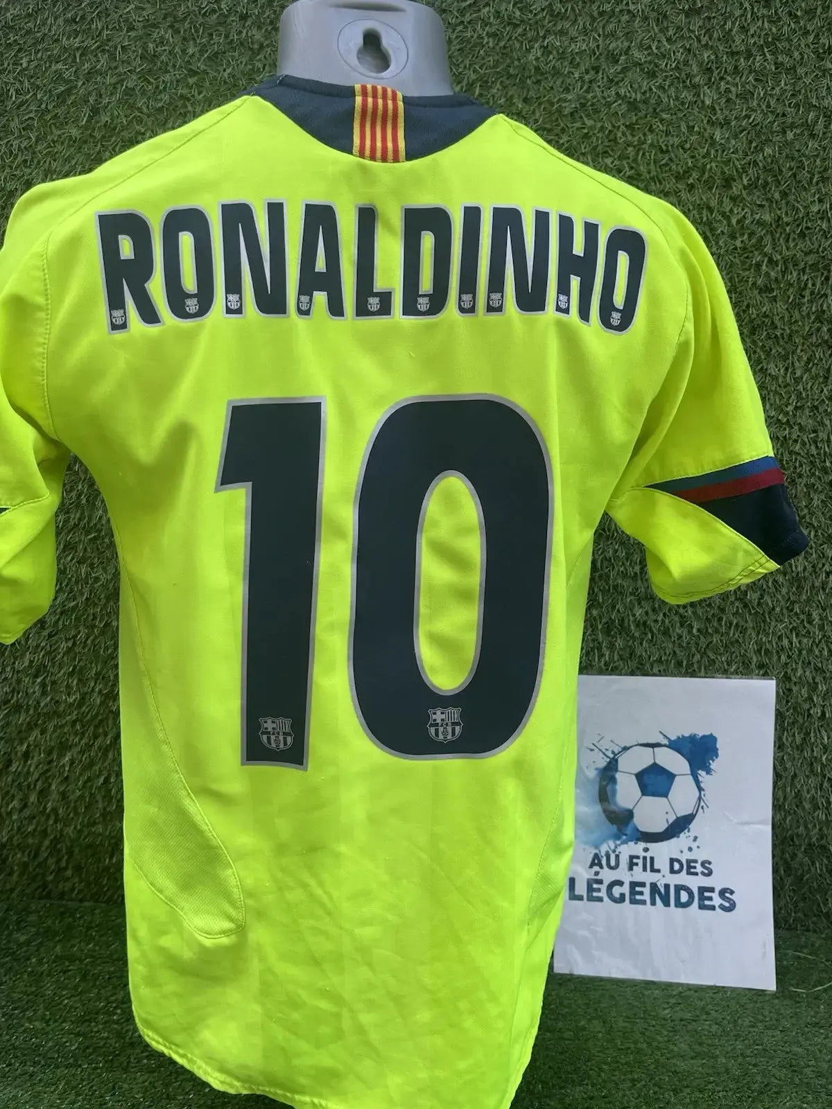 Maillot Ronaldinho Barcelone - Au Fil Des Légendes nike football vintage