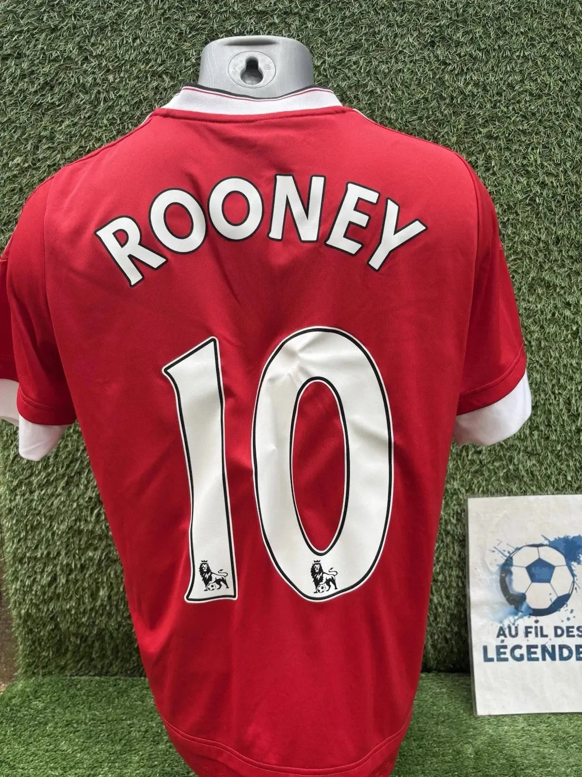 Maillot Rooney Manchesqter United Au Fil Des Légendes adidas football shirt vintage