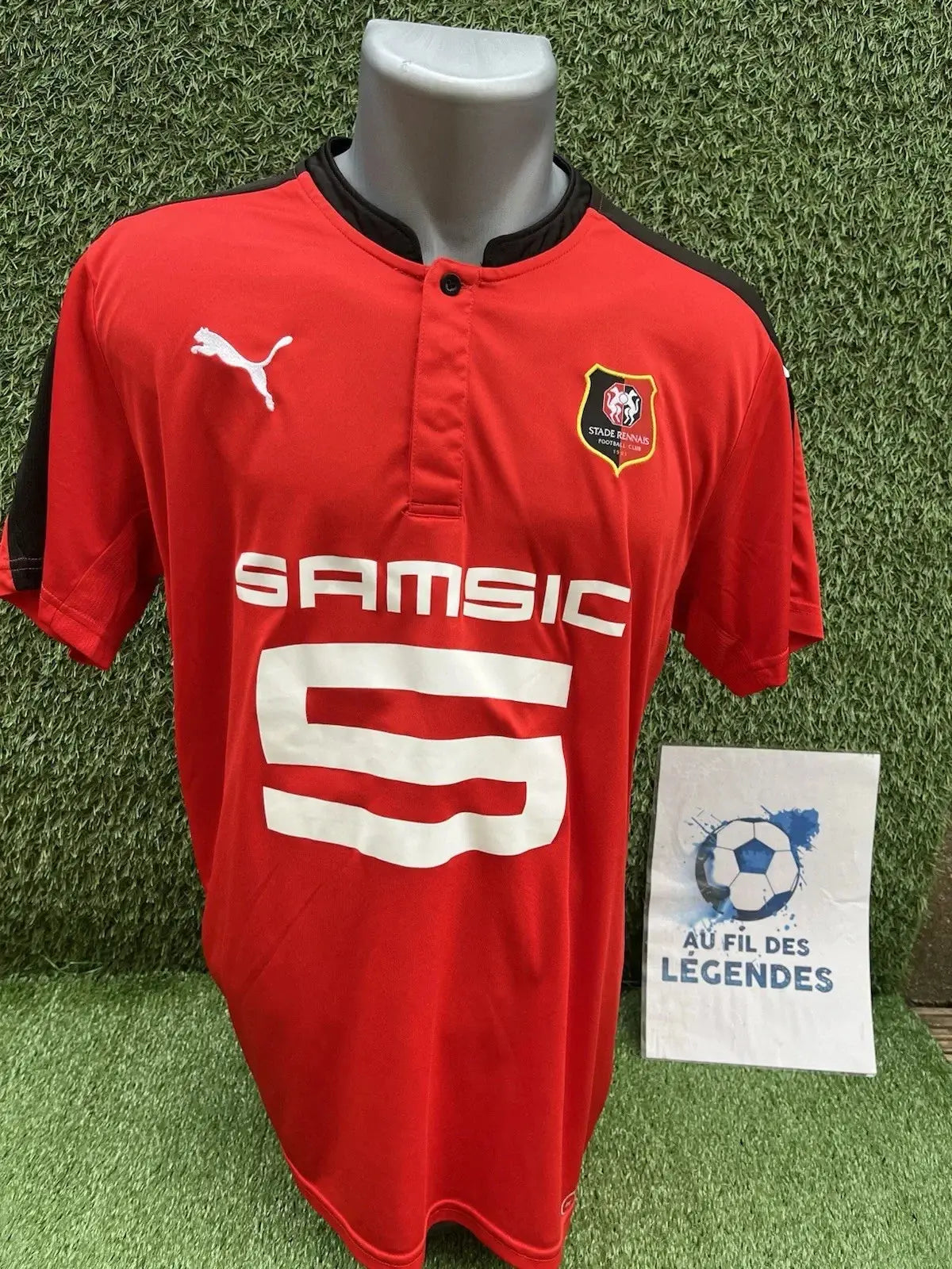 Maillot Stade Rennais Vintage - Au Fil Des Légendes vintage football shirt puma