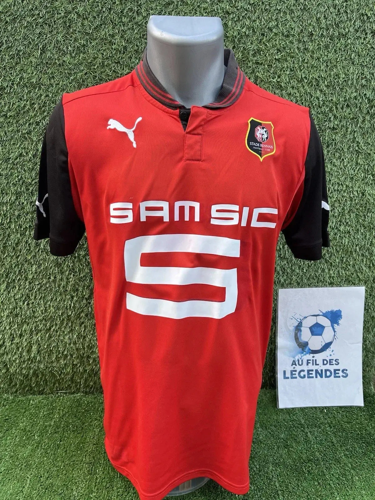 Maillot Stade Rennais Vintage - Au Fil Des Légendes srfc puma football shirt vintage rétro authentique