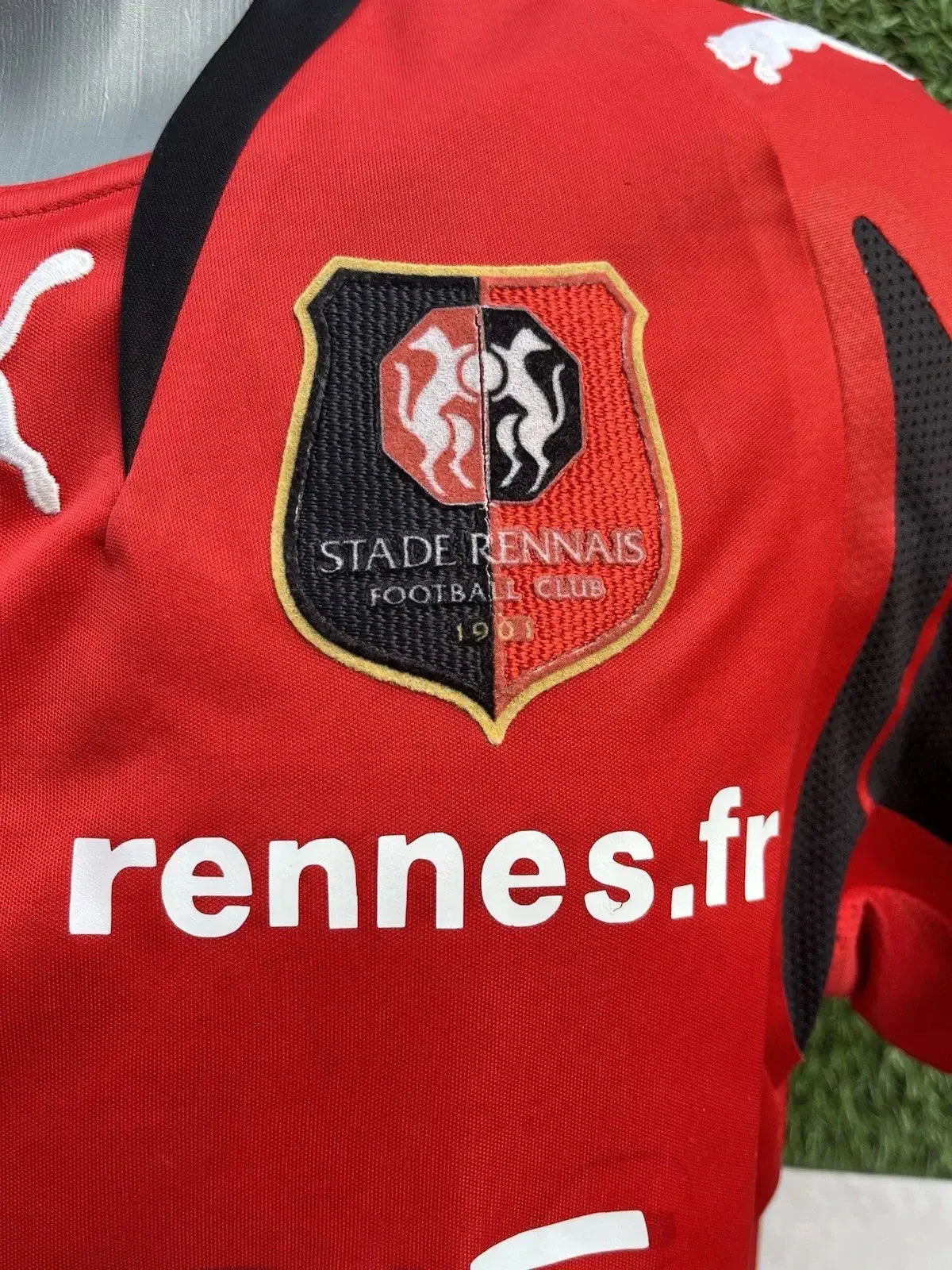 Maillot Stade Rennais Vintage - Au Fil Des Légendes puma football shirt vintage