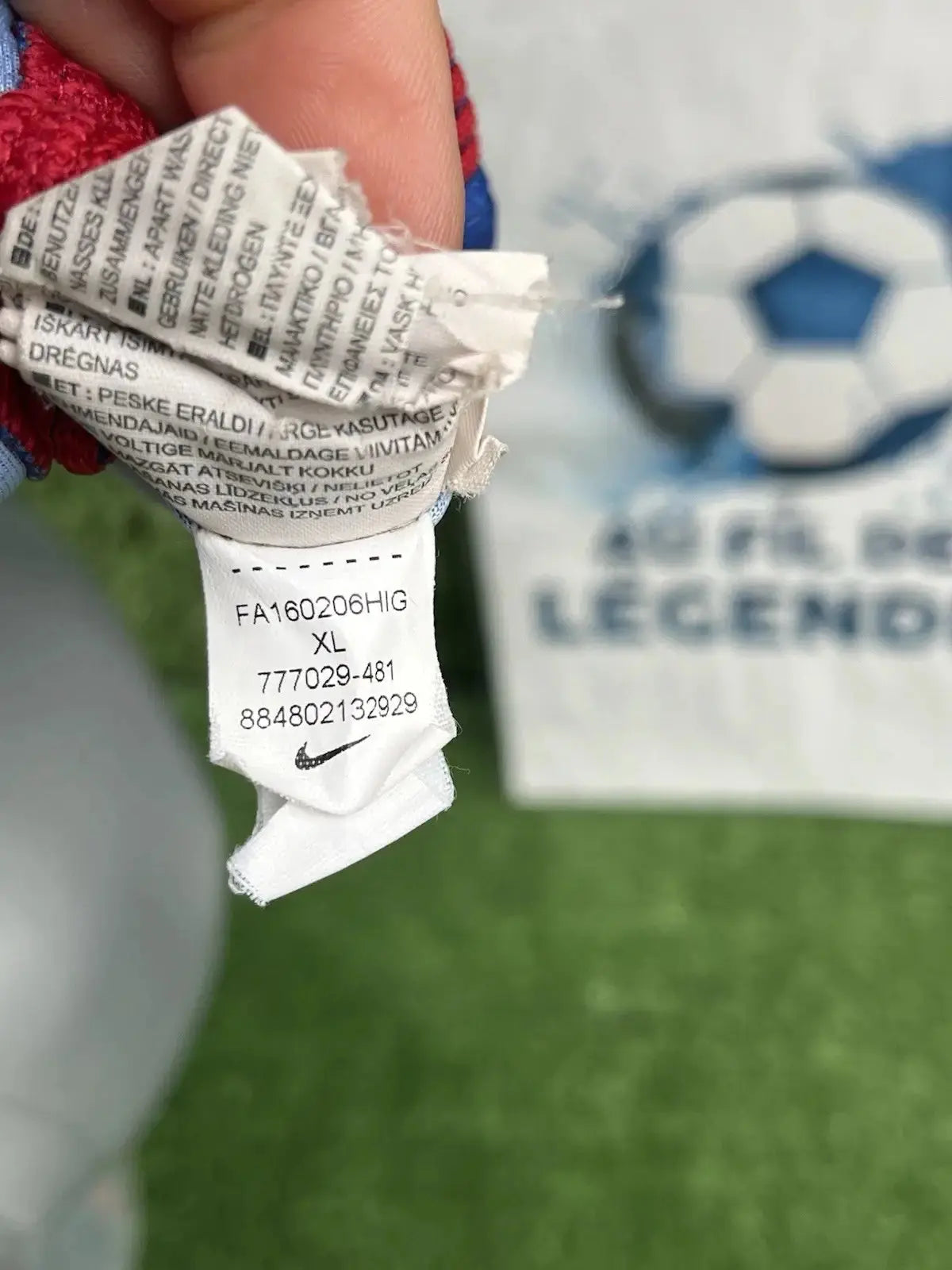 Maillot Suarez Barcelone - Au Fil Des Légendes nike football shirt vintage