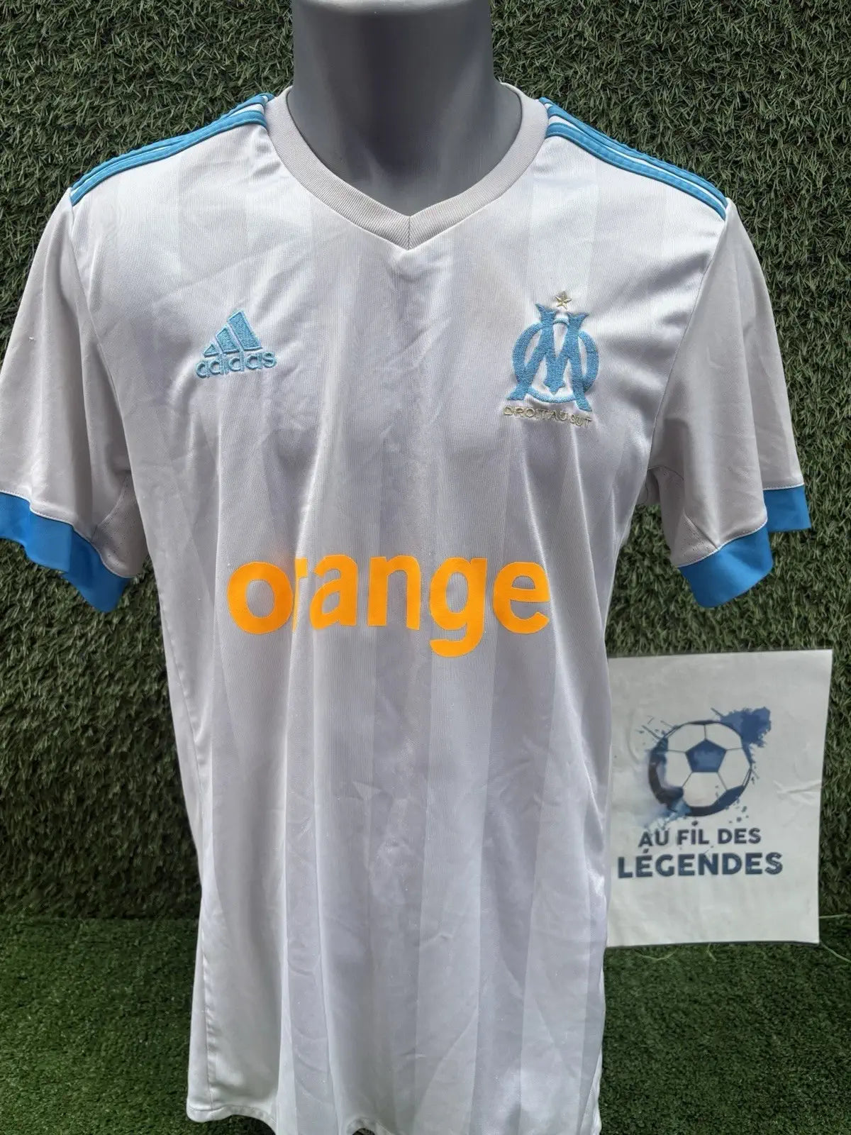 Maillot Thauvin Olympique de marseille - home 2017/18 - Taille M Au Fil Des Légendes