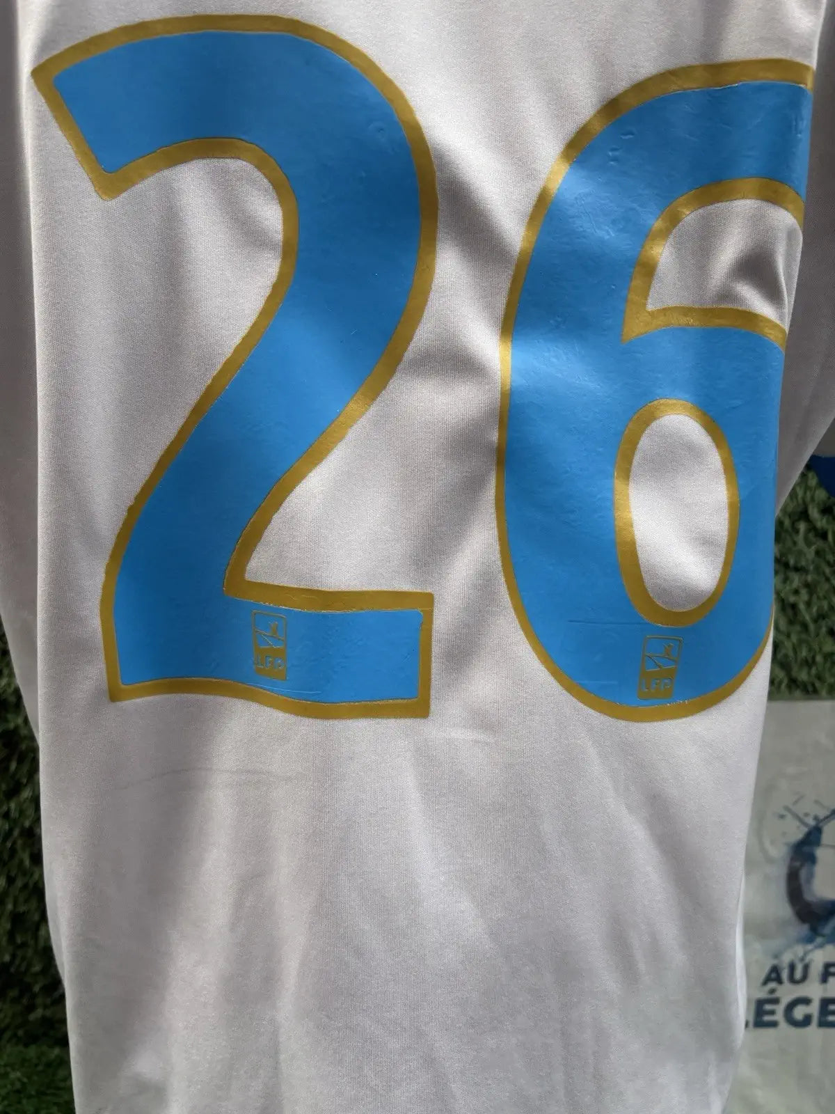 Maillot Thauvin Olympique de marseille - home 2017/18 - Taille M Au Fil Des Légendes