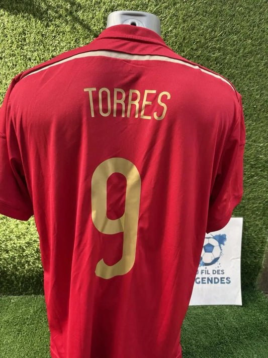 Maillot Torres Espagne Au Fil Des Légendes adidas football shirt vintage