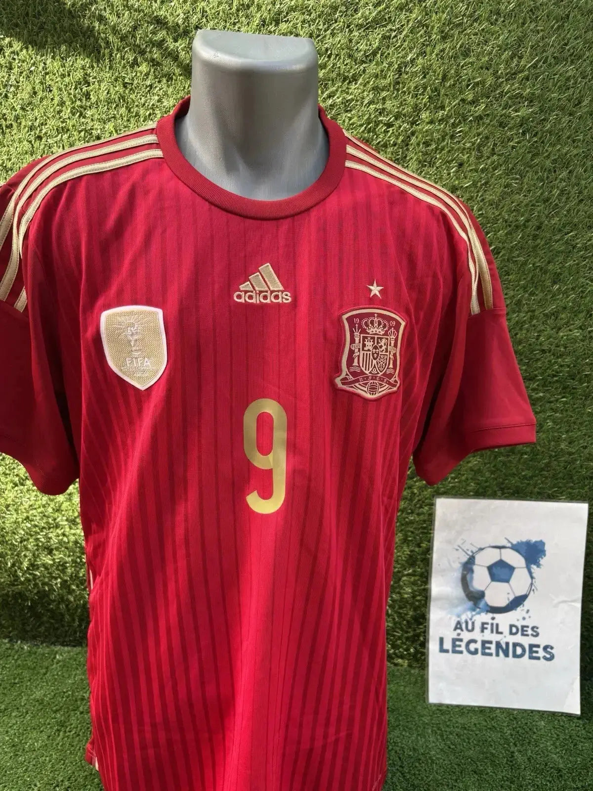 Maillot Torres Espagne Au Fil Des Légendes adidas football shirt vintage