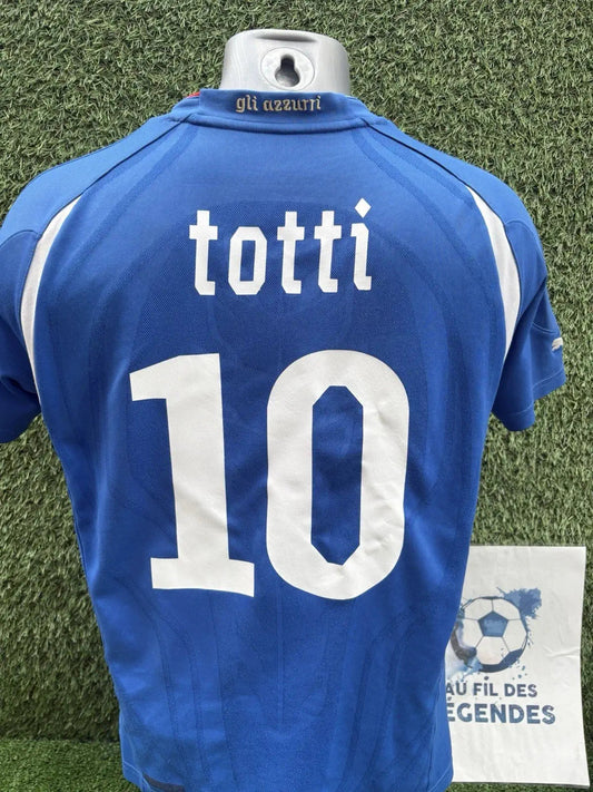 Maillot Totti Italie - Home 2010- taille S Au Fil Des Légendes