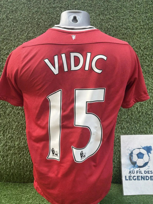 Maillot Vidic Manchester United - Au Fil Des Légendes nike football shirt Vintage