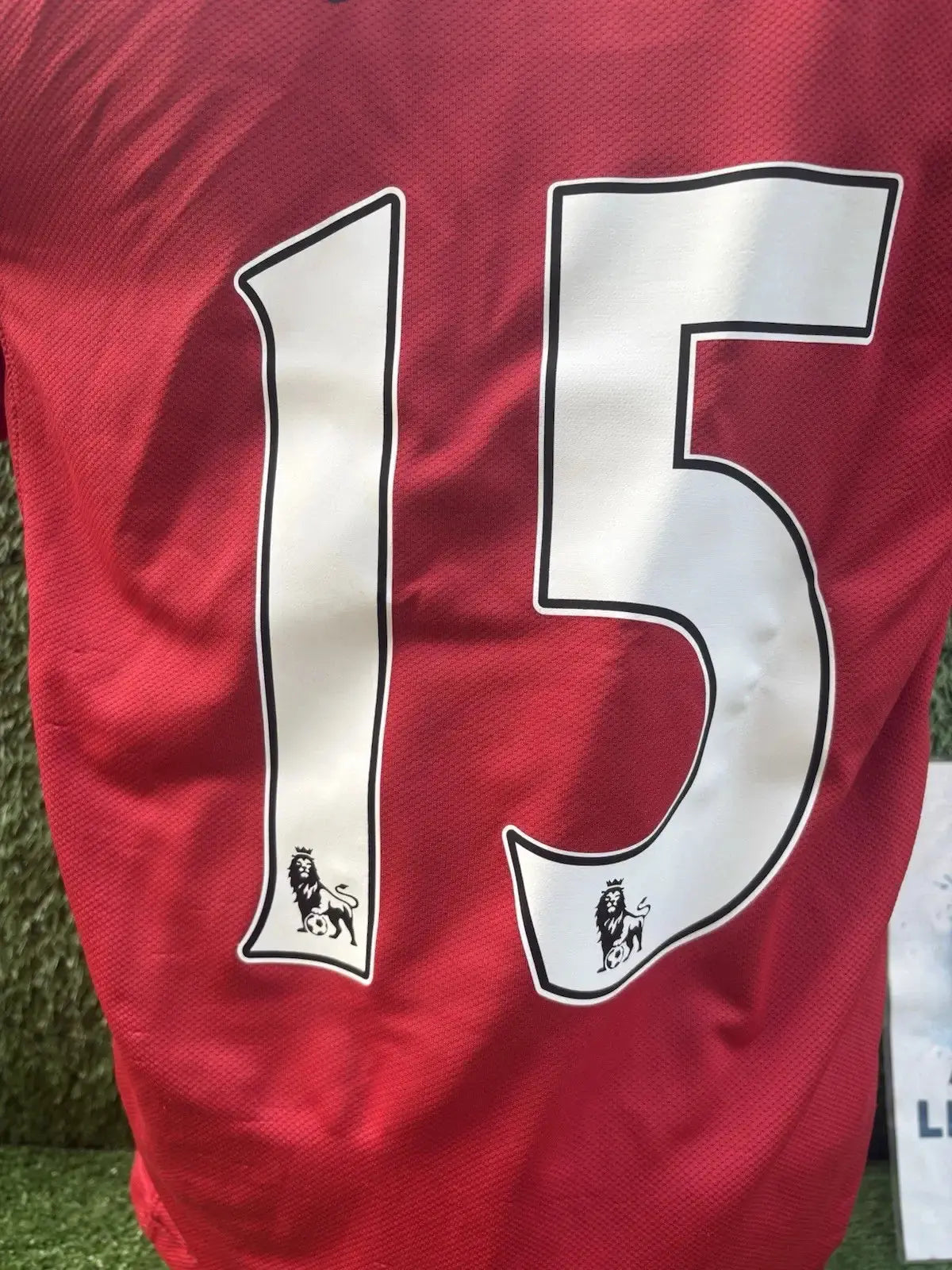 Maillot Vidic Manchester United - Au Fil Des Légendes nike football shirt Vintage