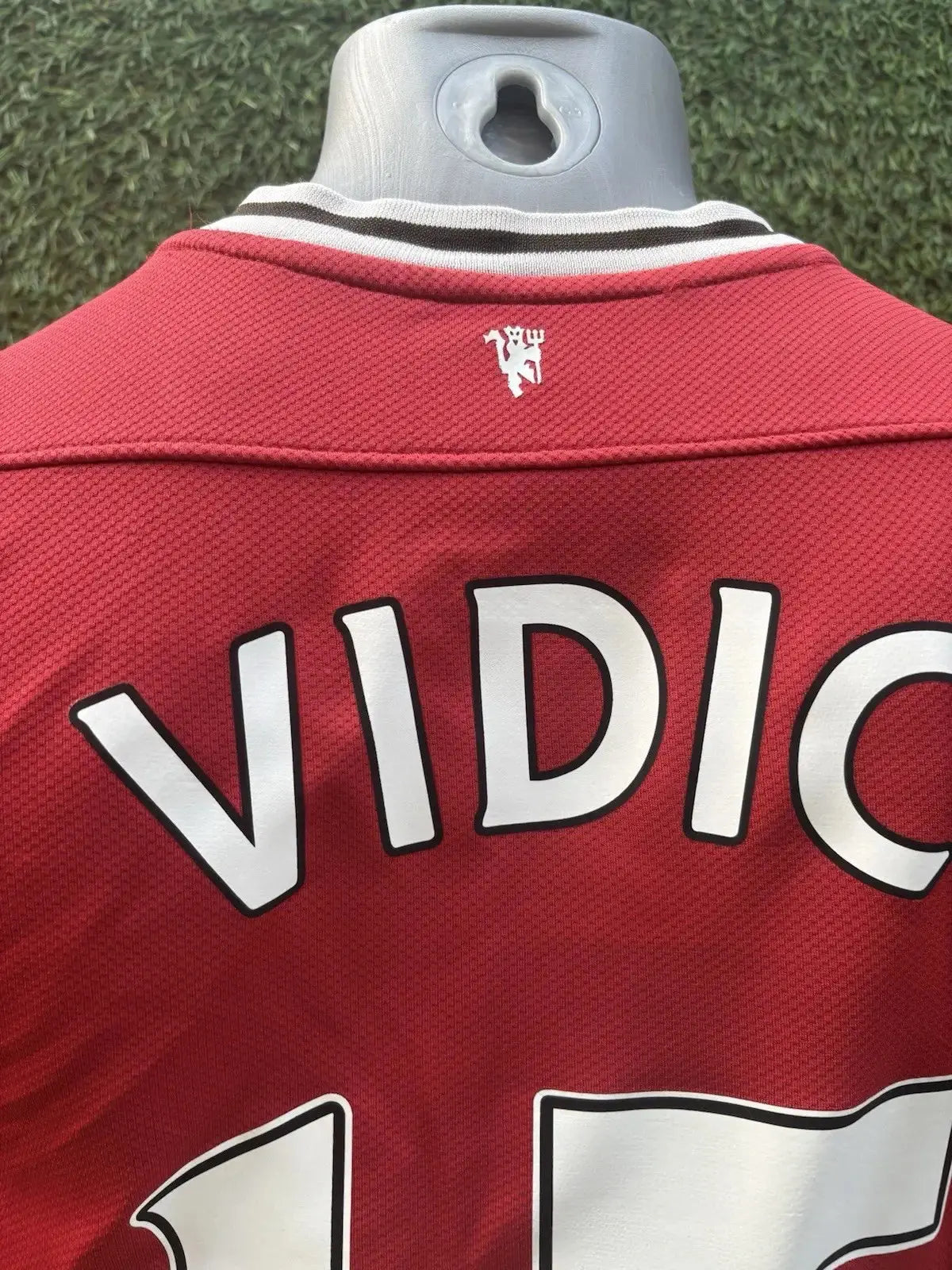 Maillot Vidic Manchester United - Au Fil Des Légendes nike football shirt Vintage