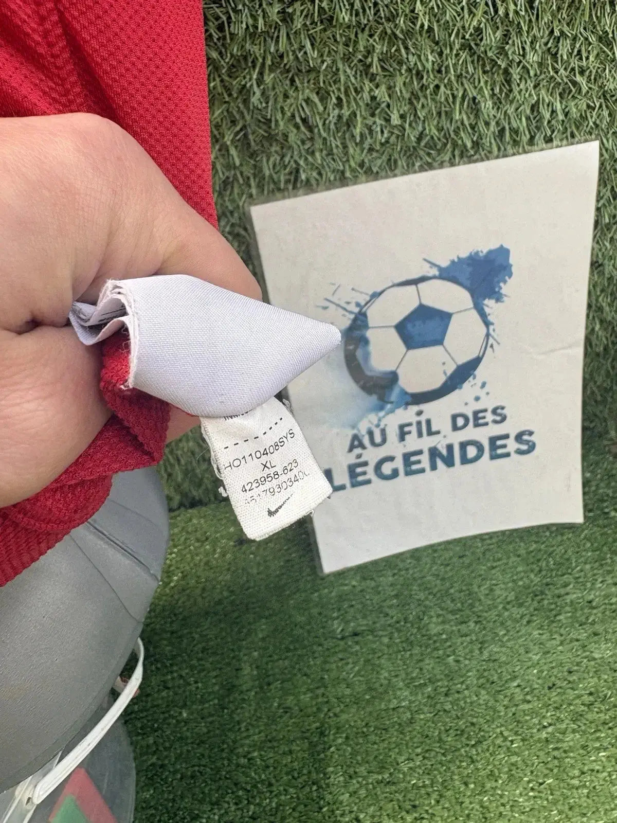 Maillot Vidic Manchester United - Au Fil Des Légendes nike football shirt Vintage