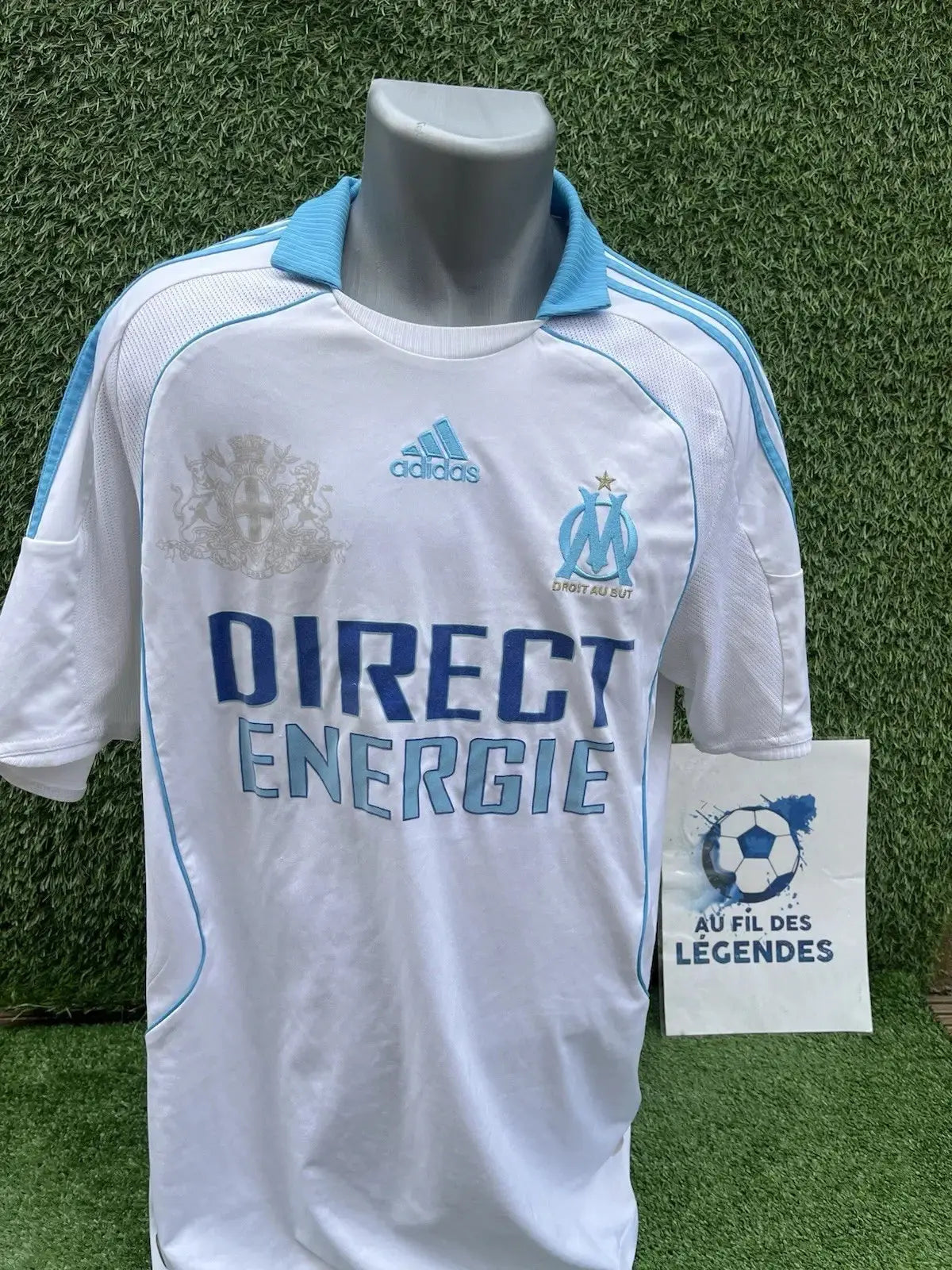 Maillot Vintage Olympique de Marseille - Au Fil Des Légendes adidas football shirt 100 % football 