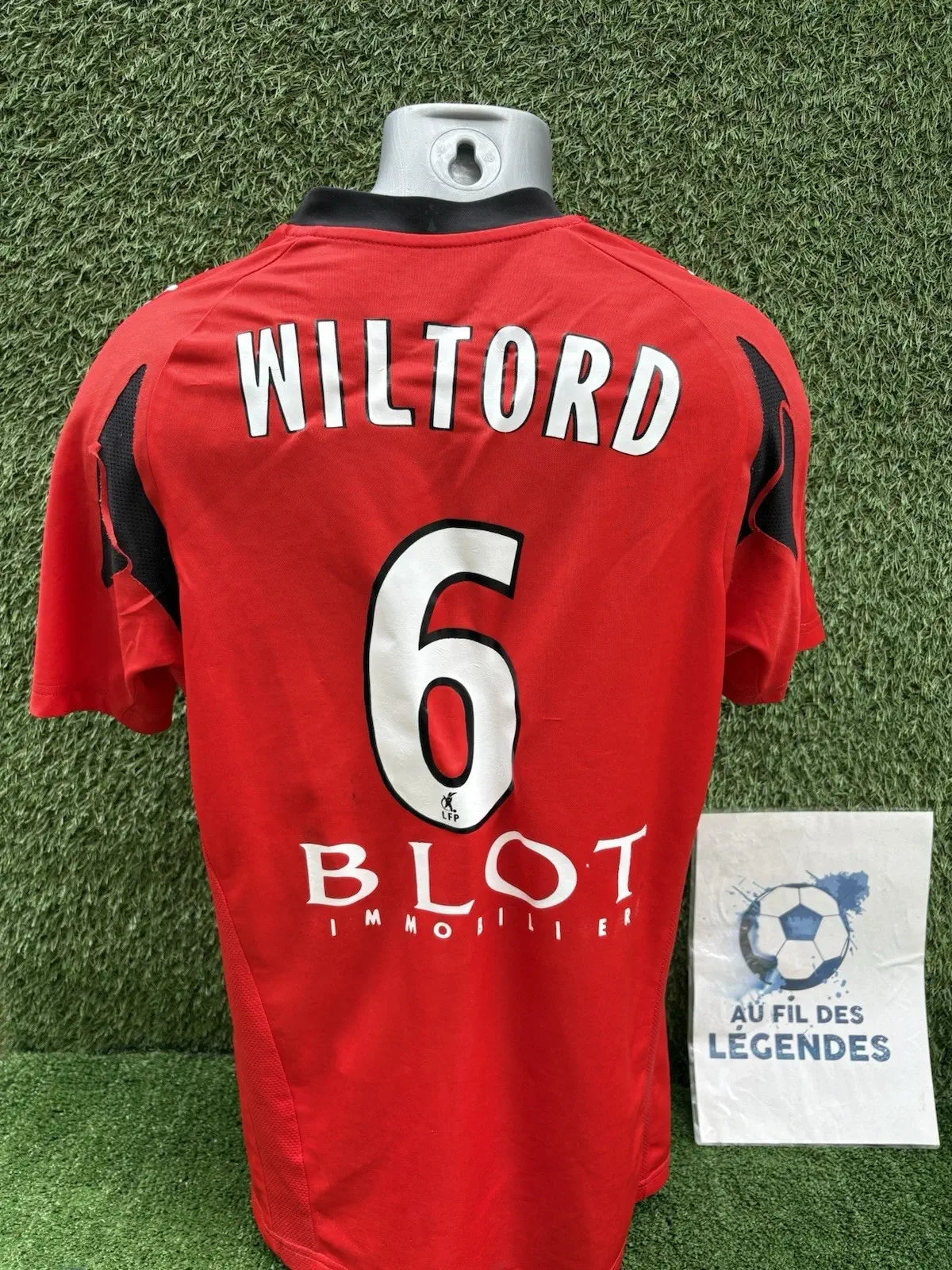 Maillot Wiltord Stade Rennais - home 2007 - Taille XL Au Fil Des Légendes