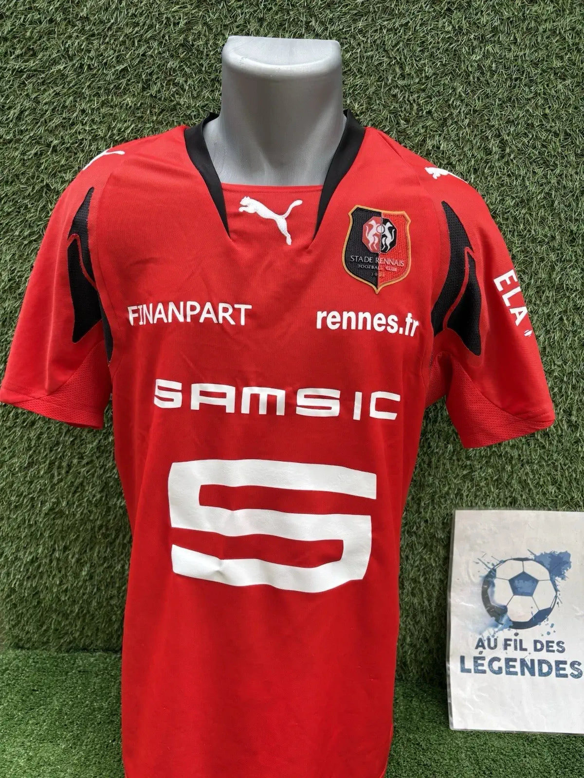 Maillot Wiltord Stade Rennais - home 2007 - Taille XL Au Fil Des Légendes