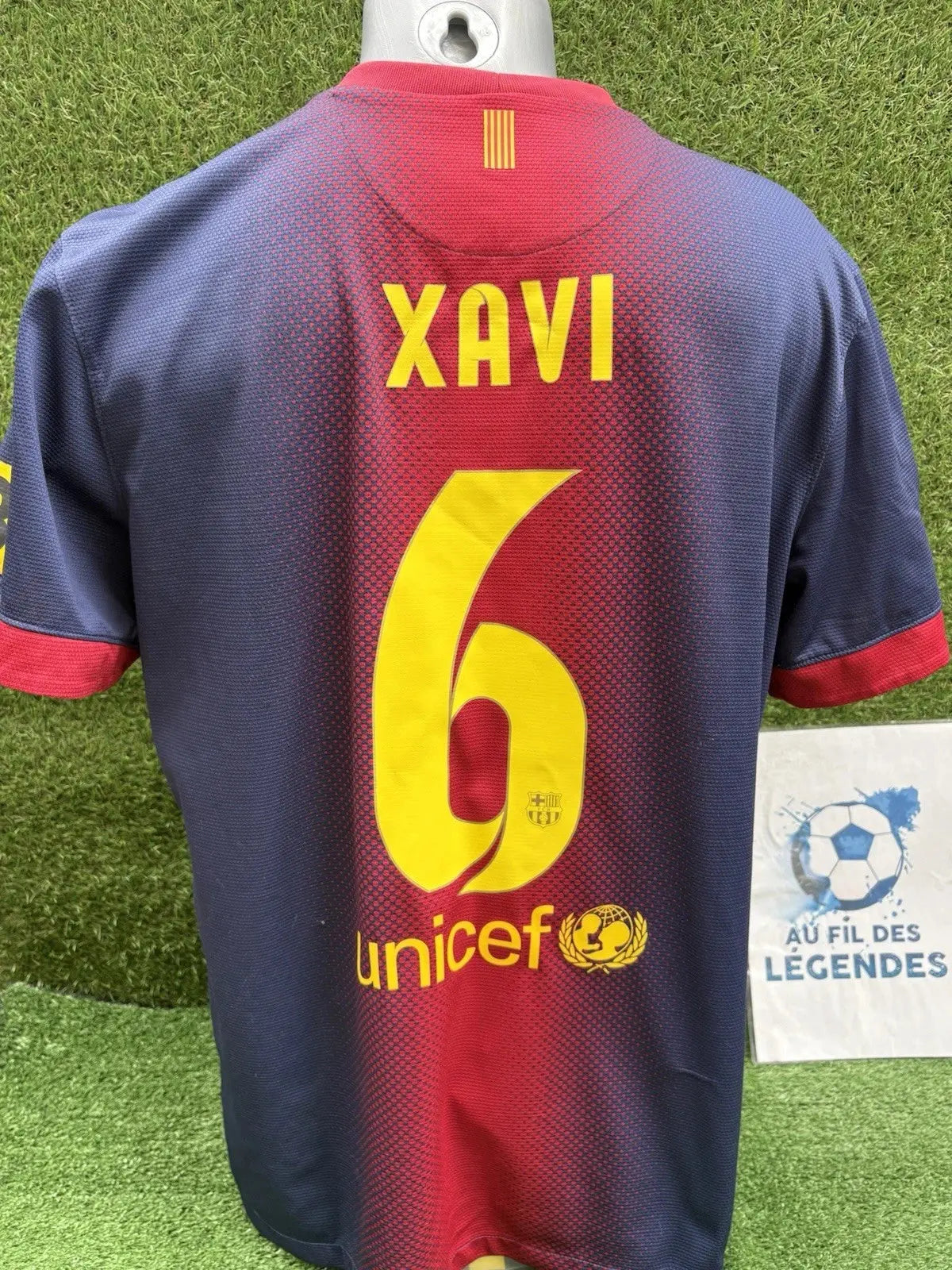 Maillot Xavi Barcelone Au Fil Des Légendes nike football shirt Vintage