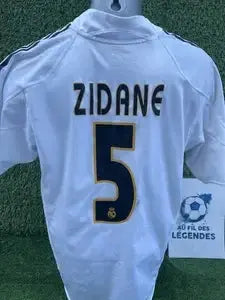 Maillot Zidane Real Madrid - Au Fil Des Légendes adidas vintage football shirt