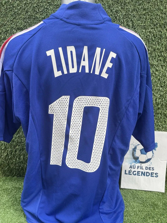 Maillot Zidane équipe de France - Au Fil Des Légendes adidas football shirt fff