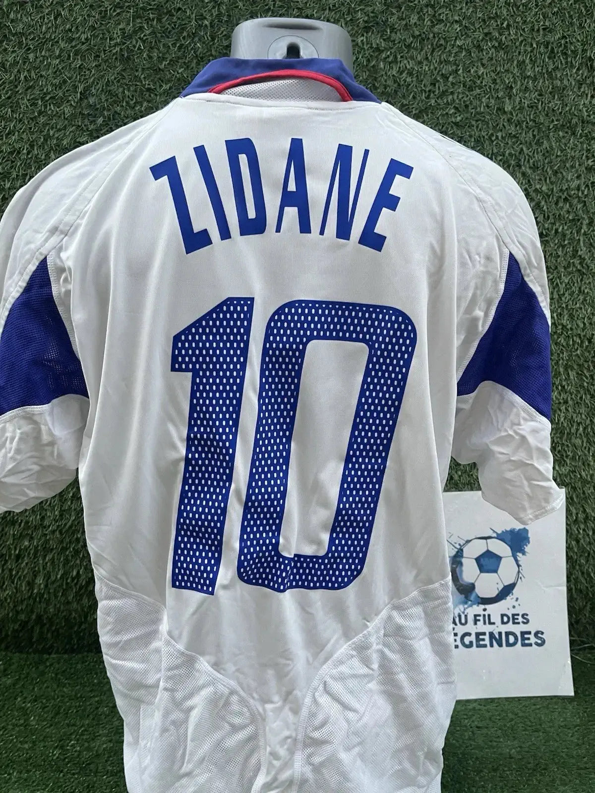 Maillot Zidane équipe de France - Au Fil Des Légendes adidas football Shirt Vintage