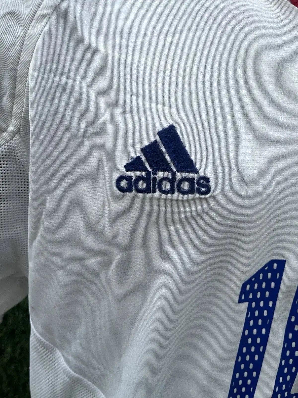 Maillot Zidane équipe de France - Au Fil Des Légendes adidas football Shirt Vintage