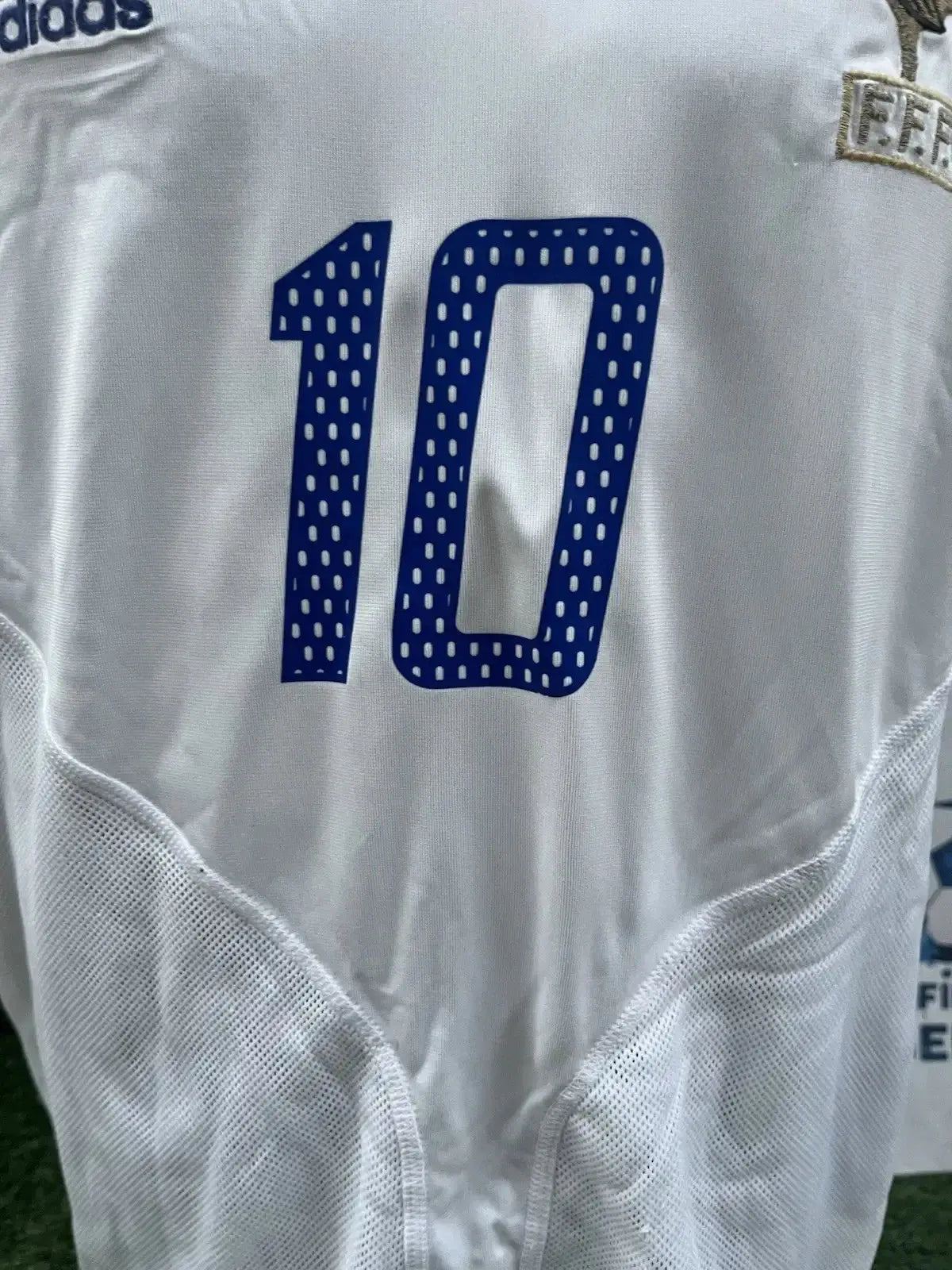 Maillot Zidane équipe de France - Au Fil Des Légendes adidas football Shirt Vintage