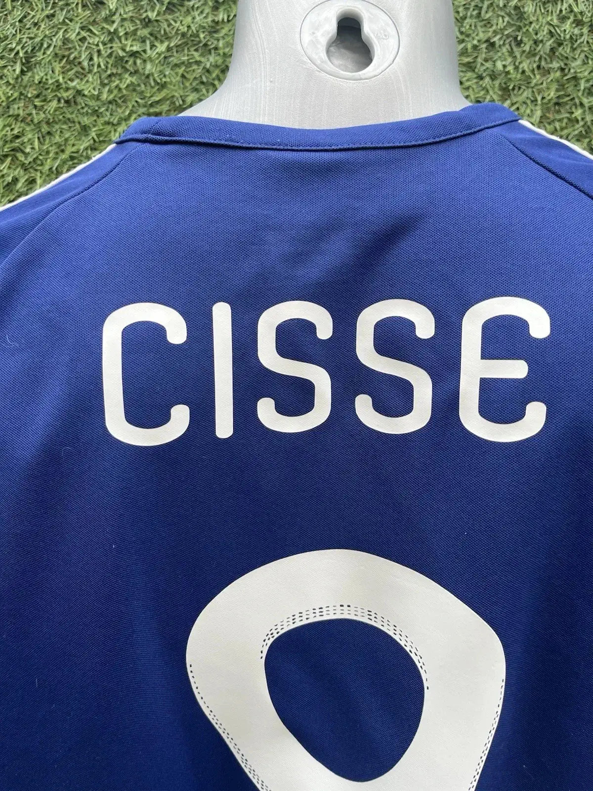 Maillot cisse équipe de France - Au Fil Des Légendes adidas football shirt vintage