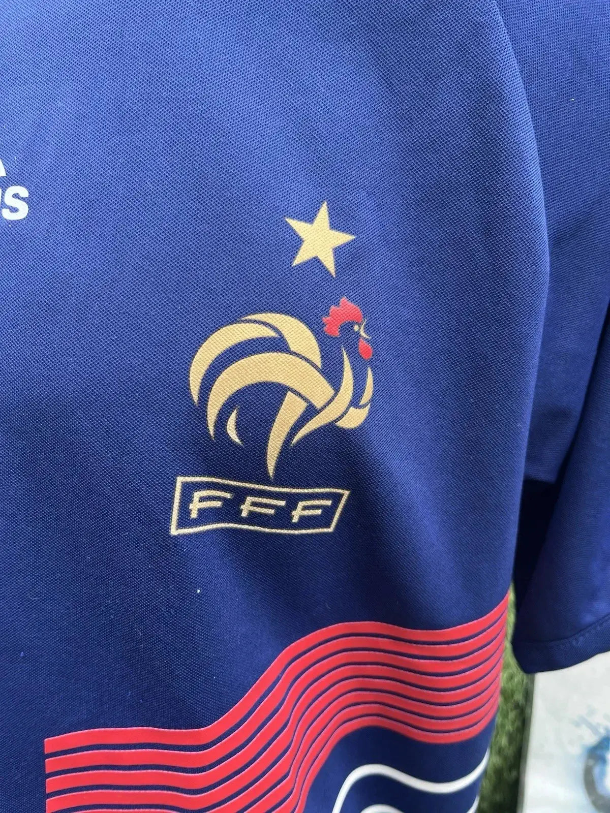 Maillot cisse équipe de France - Au Fil Des Légendes adidas football shirt vintage