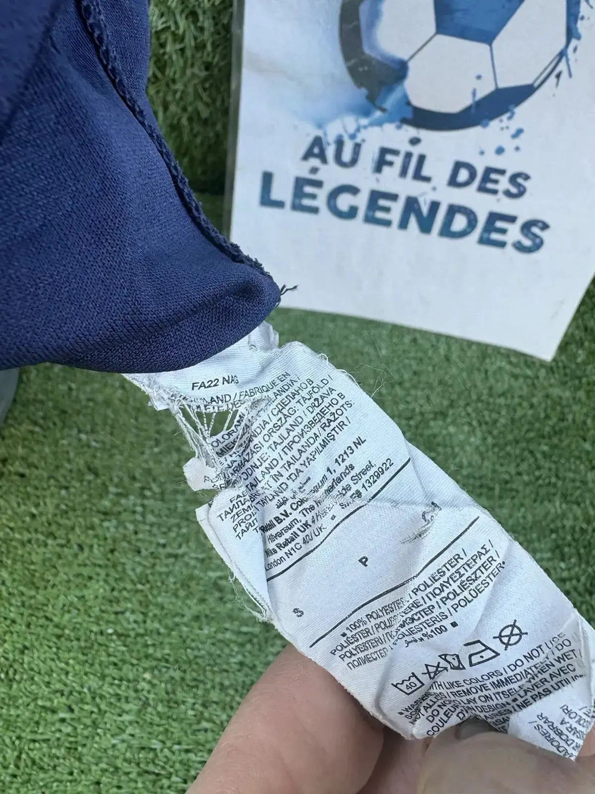 Maillot kante équipe de France - Au Fil Des Légendes nike football shirt