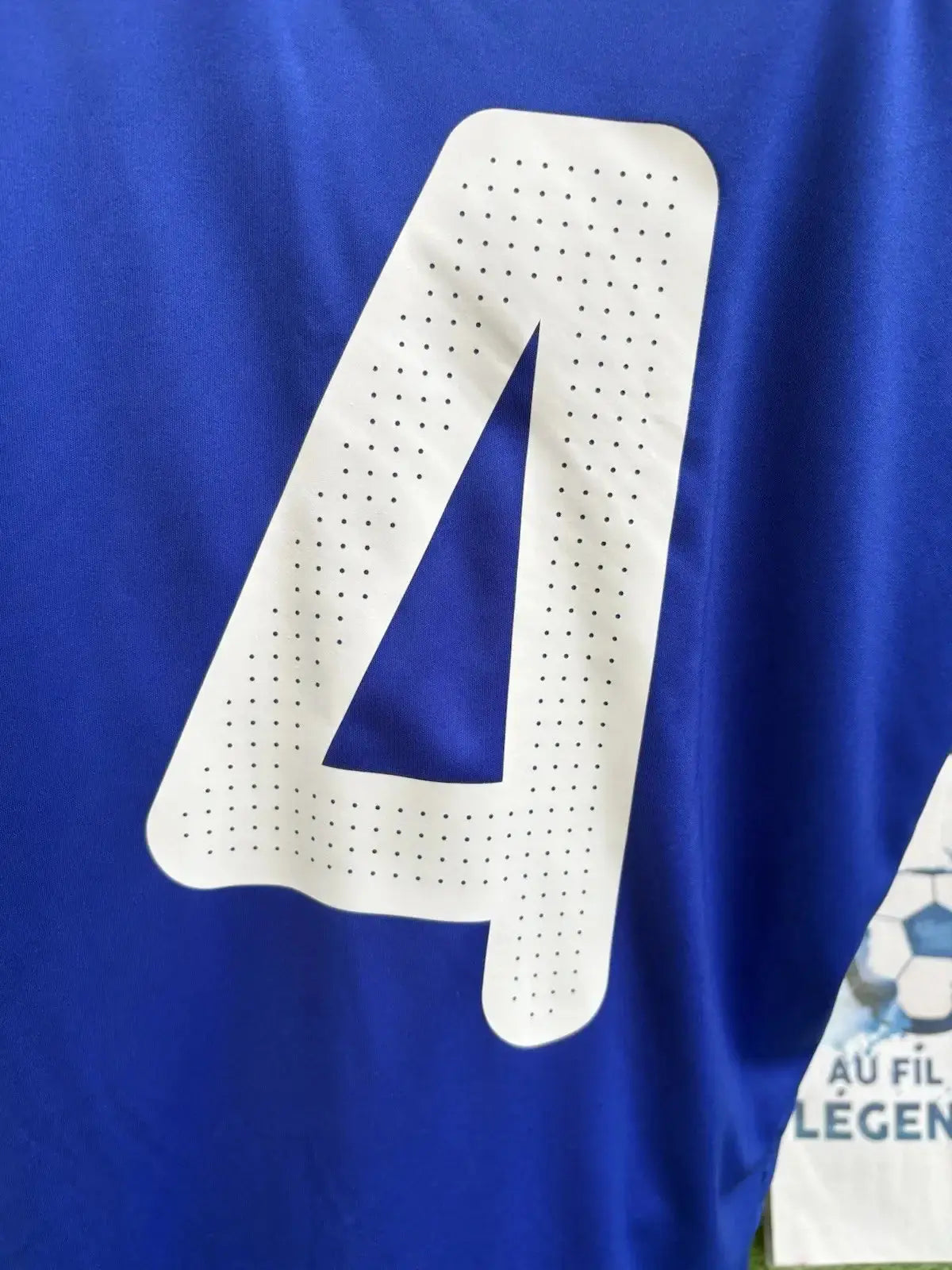 Maillot vieira équipe de France Au Fil Des Légendes adidas football shirt vintage