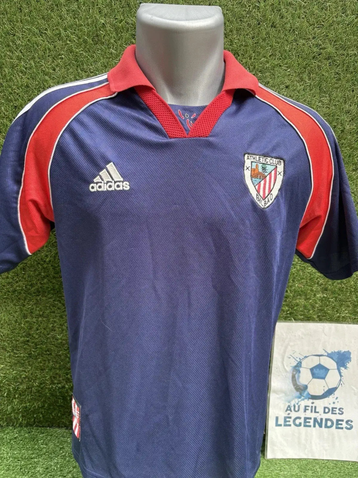 Maillot vintage de l’athletic Bilbao Au Fil Des Légendes adidas football shirt vintage