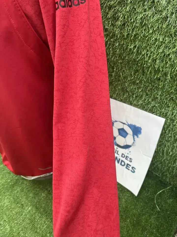 Sweat Shirt Training Manchester United - Au Fil Des Légendes adidas football shirt authentique vintage