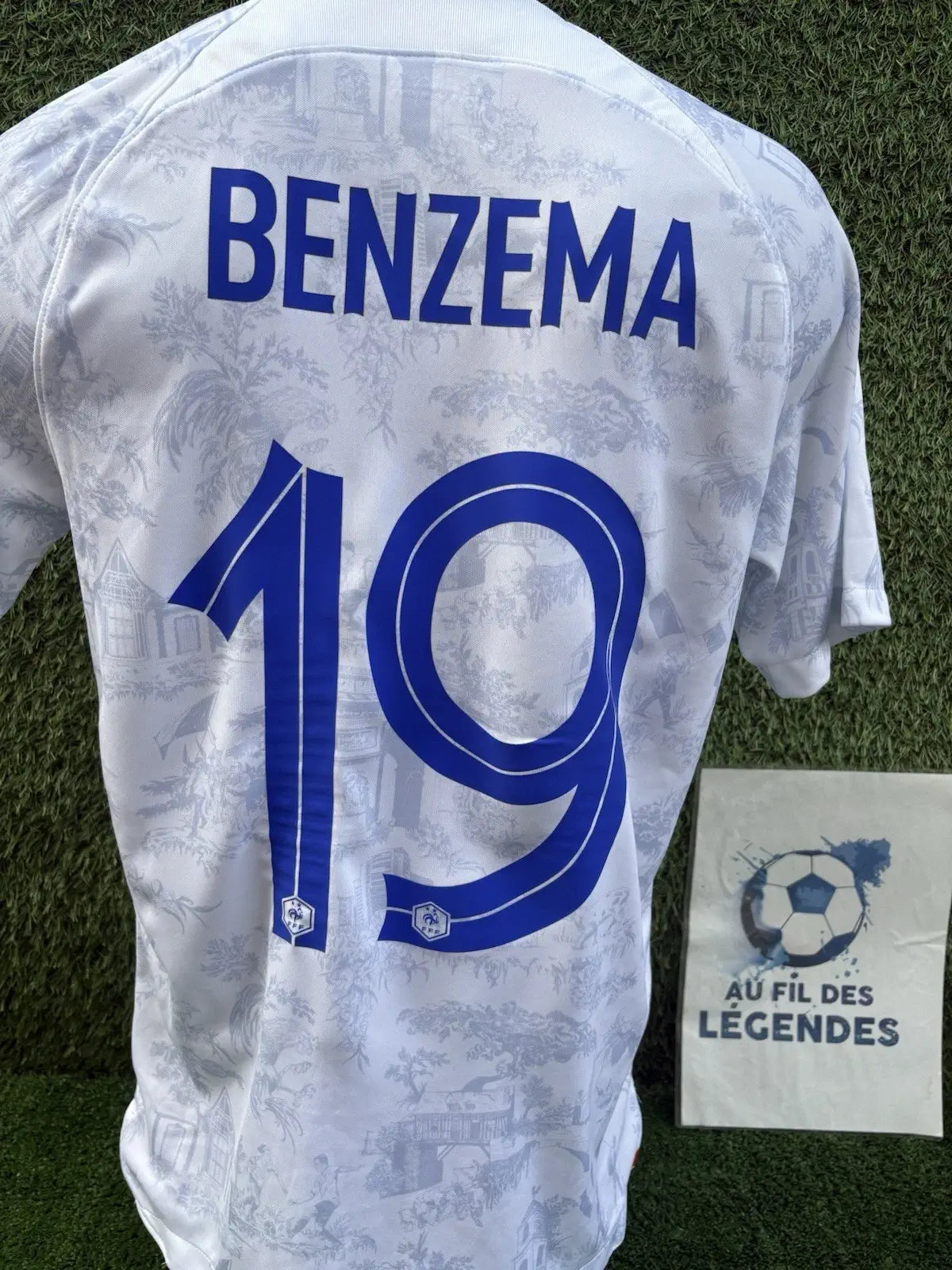 maillot Benzema équipe de France - away 2022 - Taille S Au Fil Des Légendes