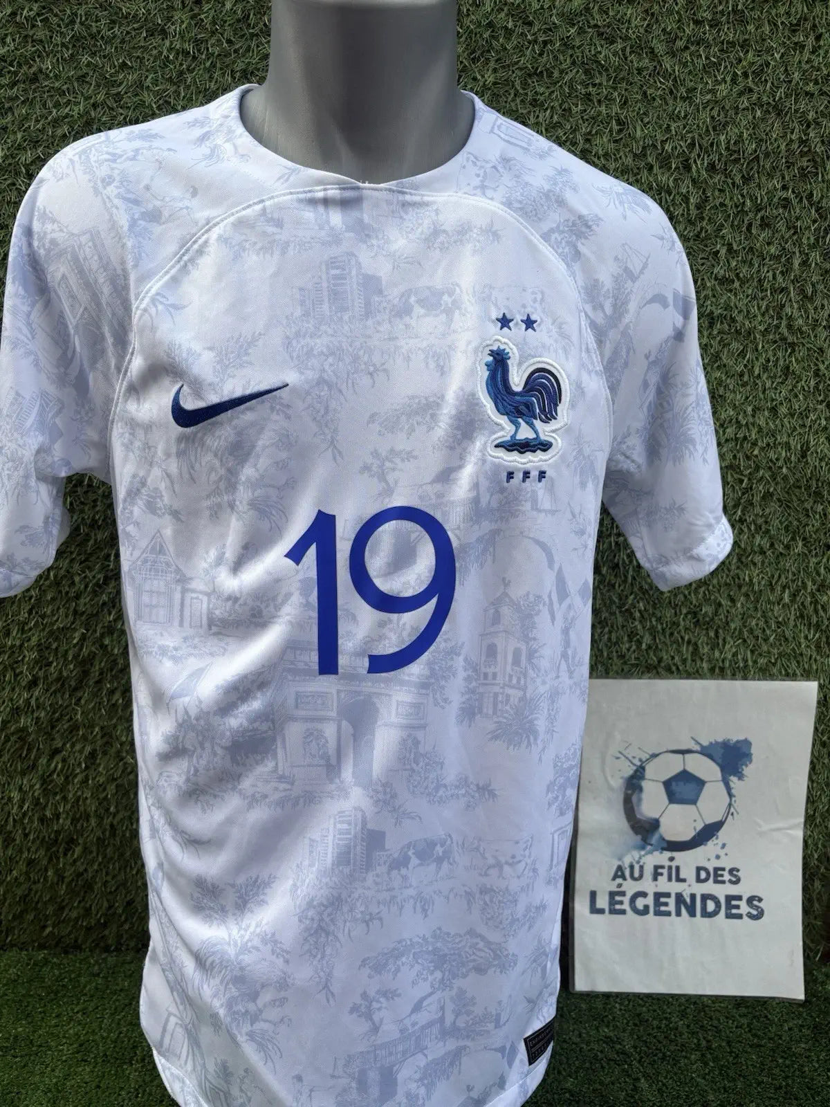 maillot Benzema équipe de France - away 2022 - Taille S Au Fil Des Légendes